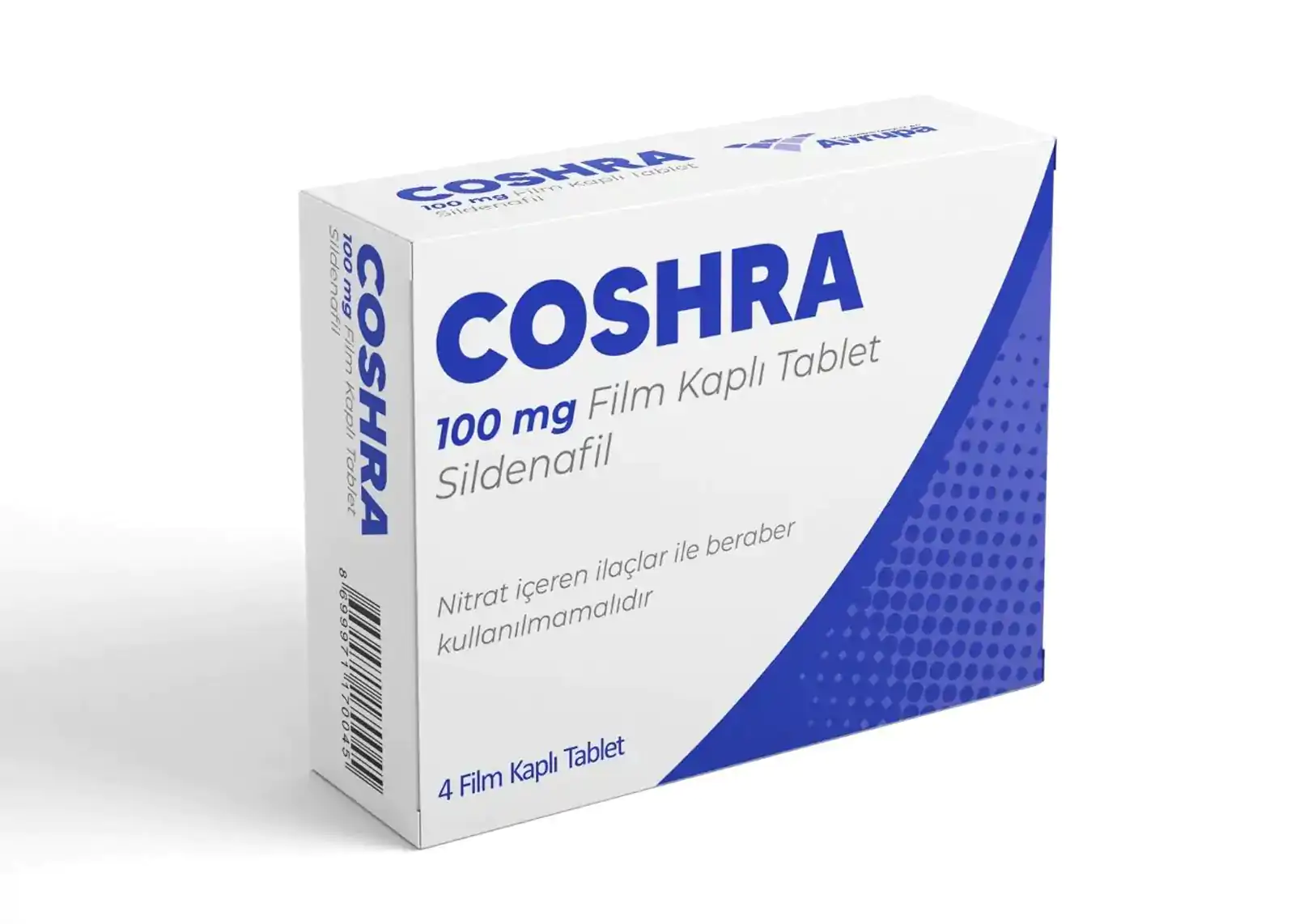 Coshra 100 mg Tablet | Sildenafil İçerikli Sertleşme Problemi İlacı
