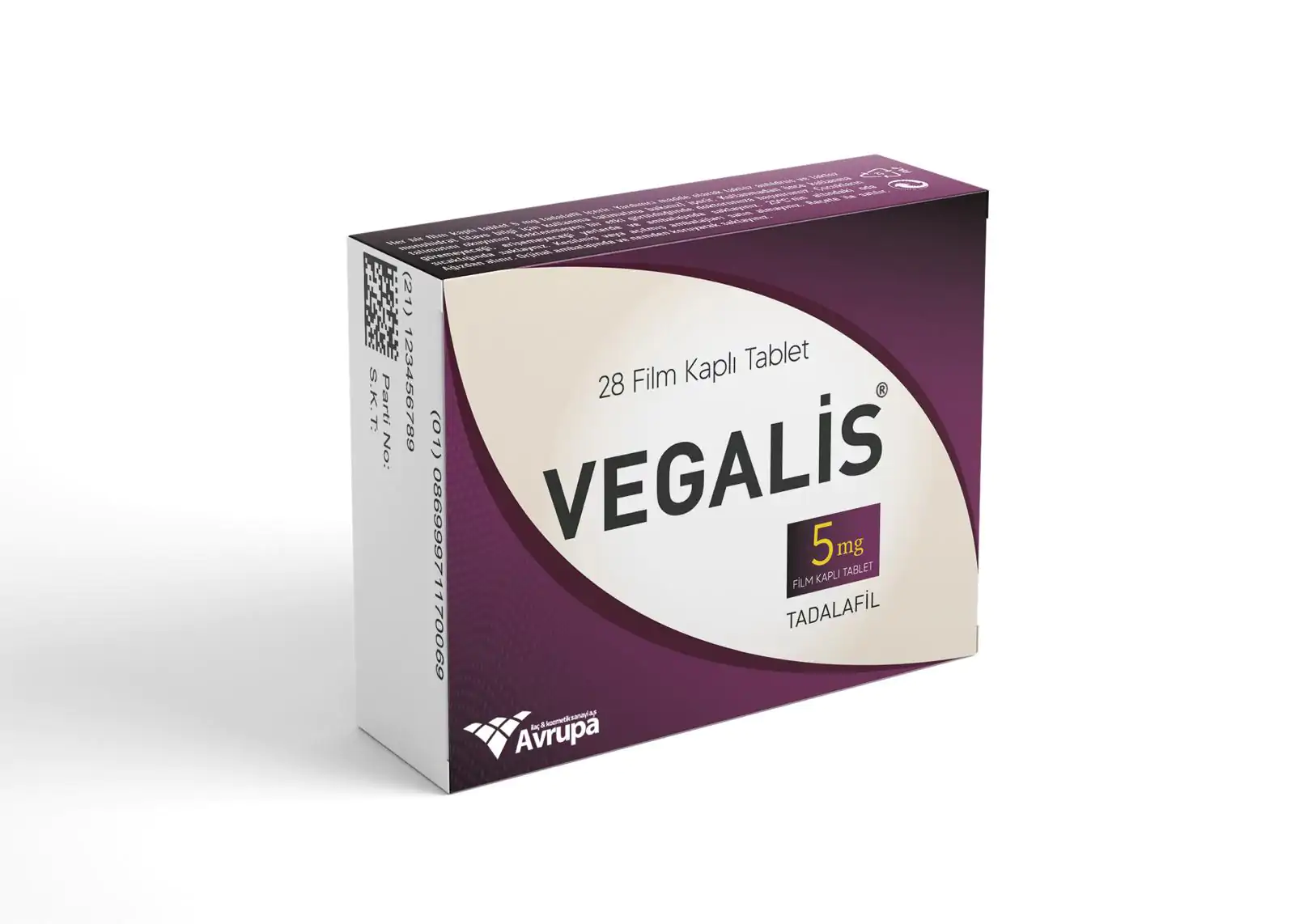 Vegalis 5 mg 28 Tablet | Tadalafil İçerikli Günlük Sertleşme Sorunu İlacı