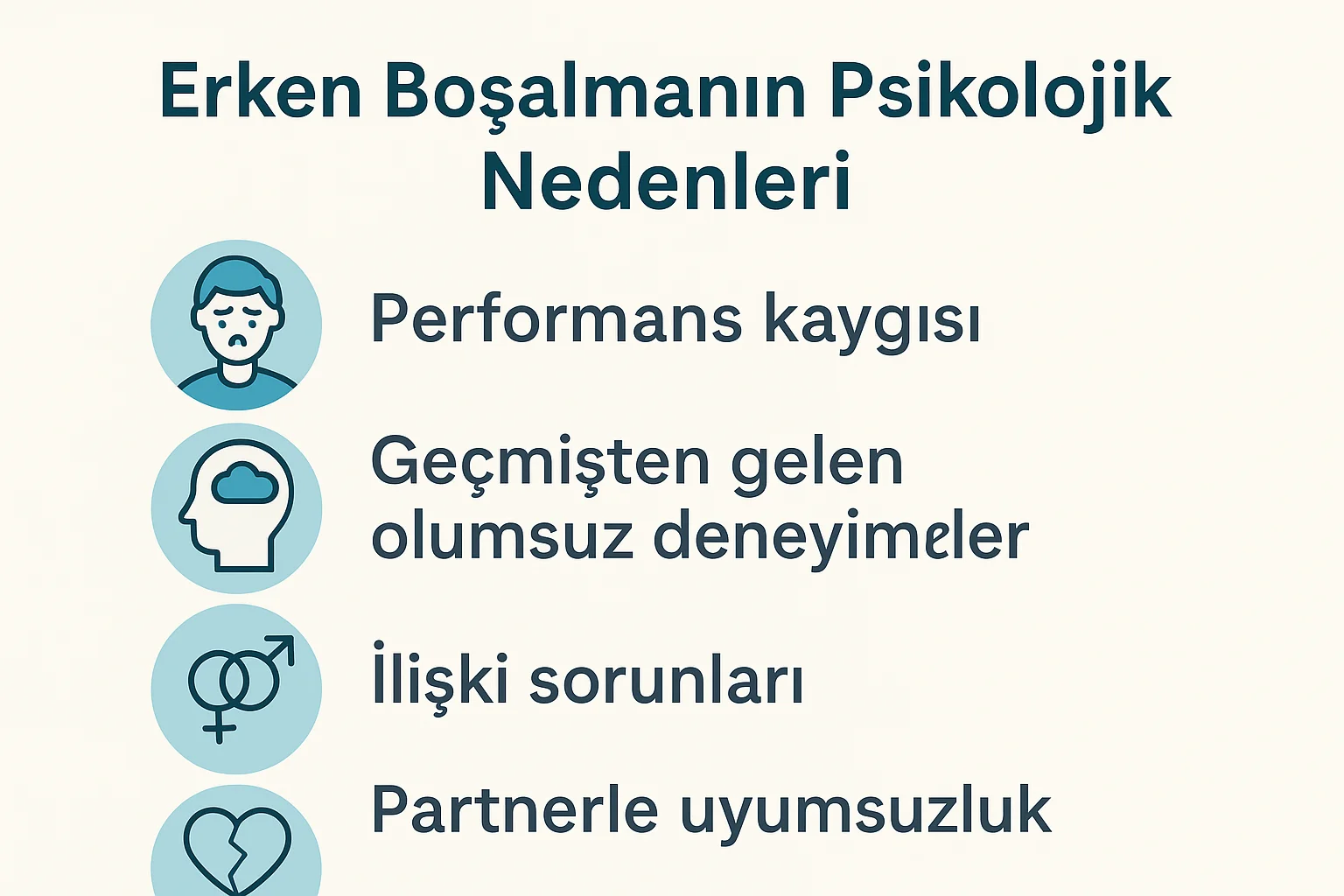 Erken Boşalmanın Psikolojik Nedenleri Nelerdir? | Performans Kaygısı ve Stresin Rolü