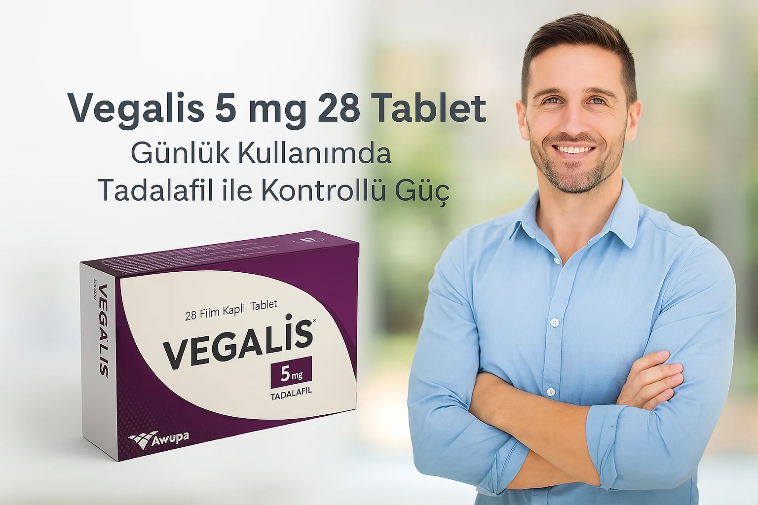 Vegalis 5 mg 28 Tablet | Günlük Kullanıma Uygun Tadalafil ile Etkili Çözüm